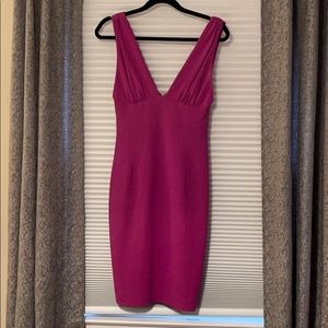 Nicole Miller Magenta Cocktail Dress